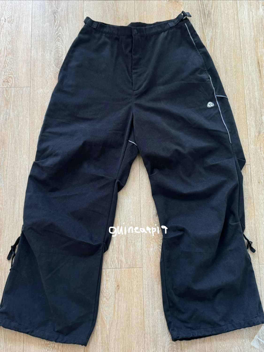 코이세이오 소프트 스트랩 라인 팬츠 네이비 2사이즈 상품이미지2