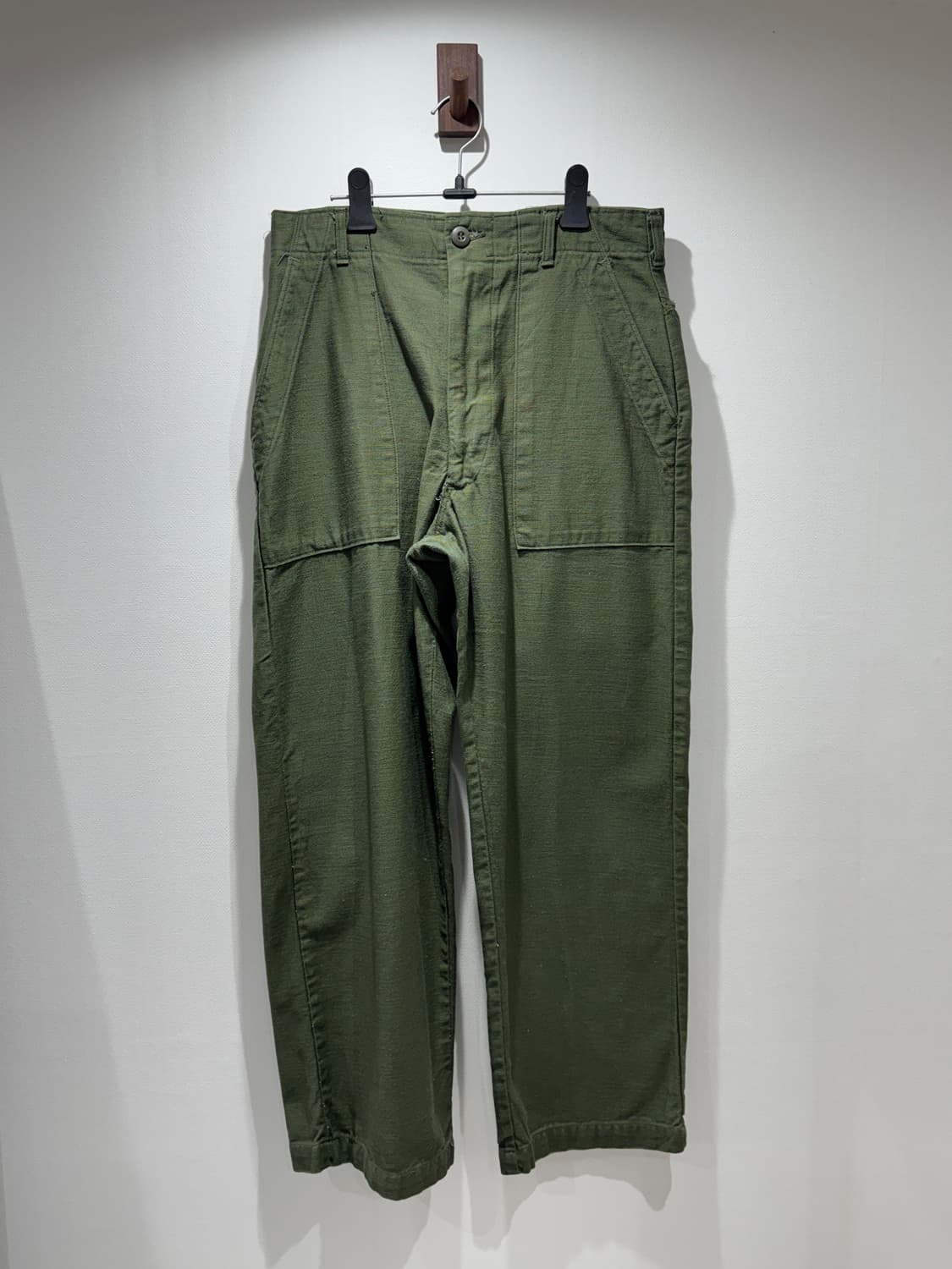 70s US Army OG107 퍼티그 팬츠 상품이미지1