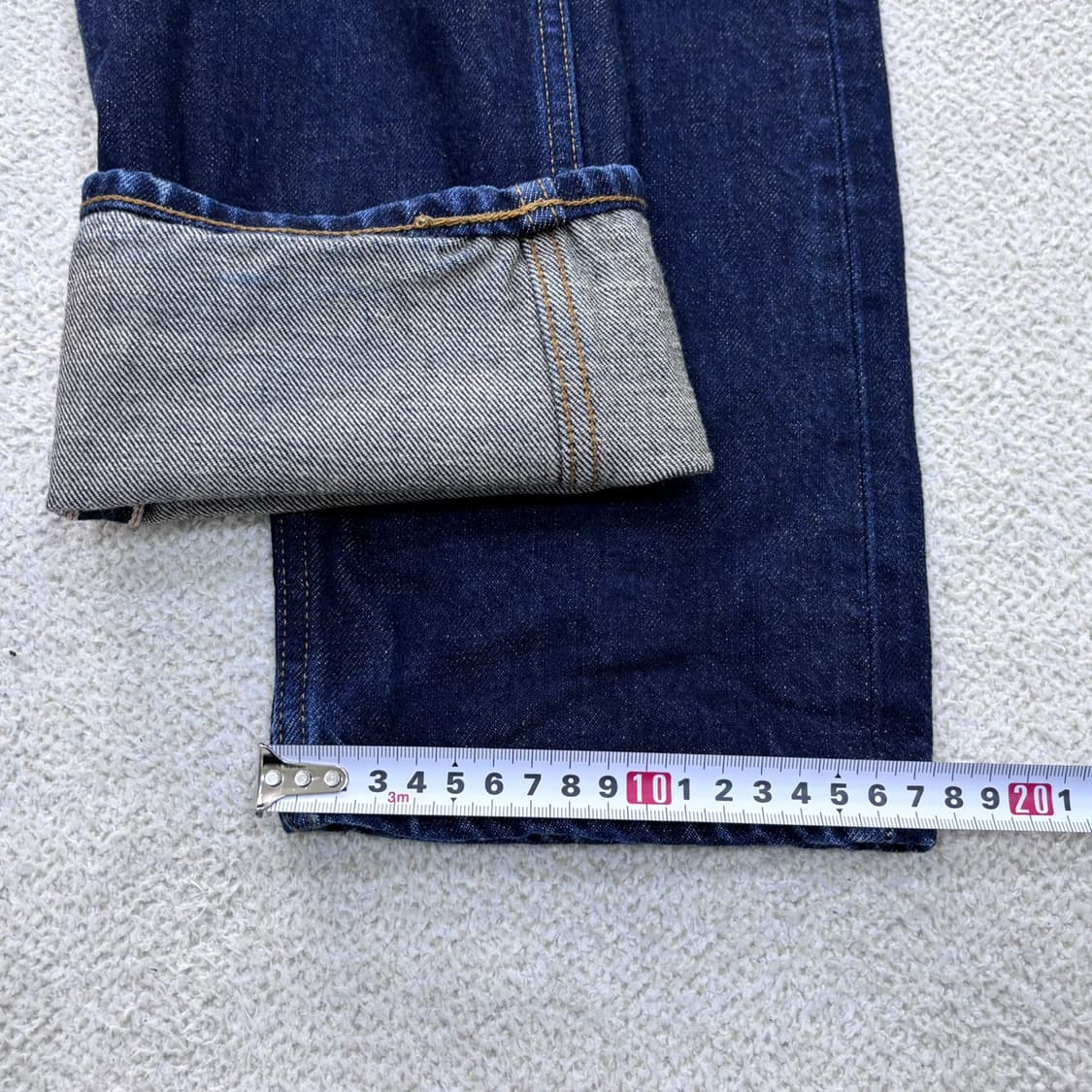 EU44 자라 다크 블루 데님 팬츠 0423E 상품이미지9