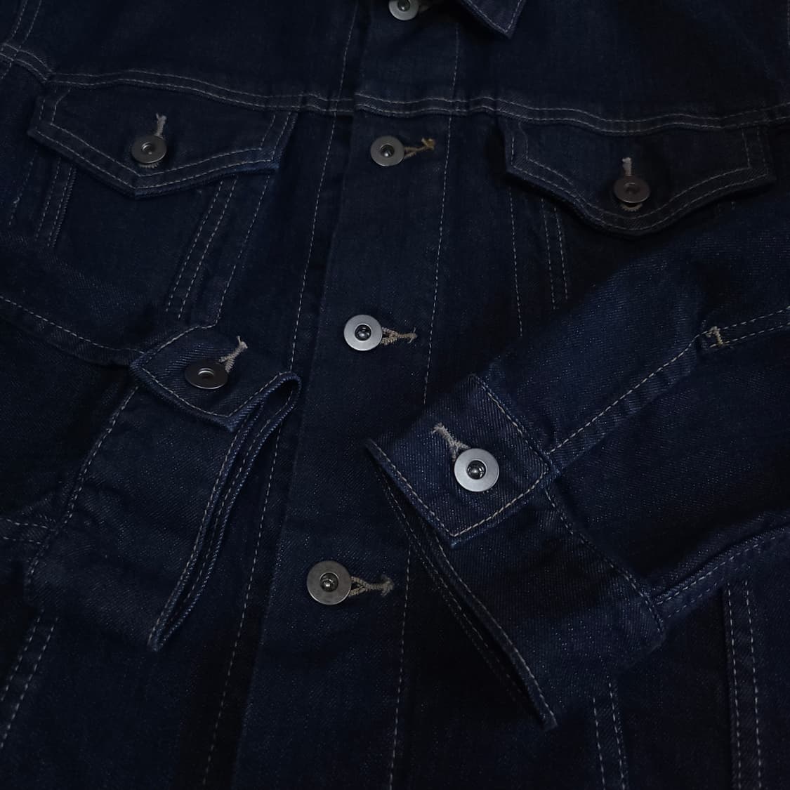 유니클로 청자켓 진청 100-105 남여 상품이미지8