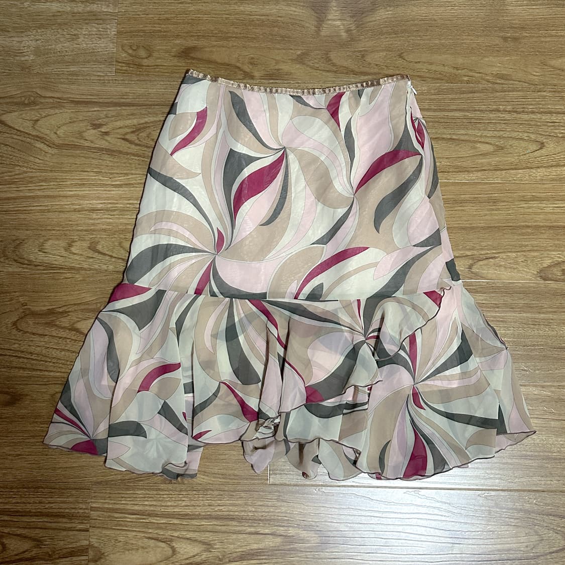 빈티지 핑크 페이즐리 스커트 치마 로걀 모리걸 긱시크 고딕 페어리 상품이미지1