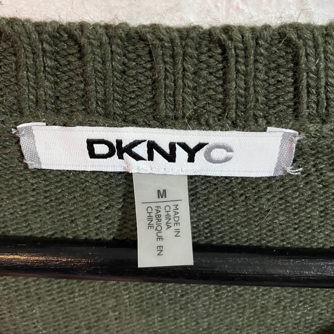 DKNY 크로쉐 니트 상품이미지5