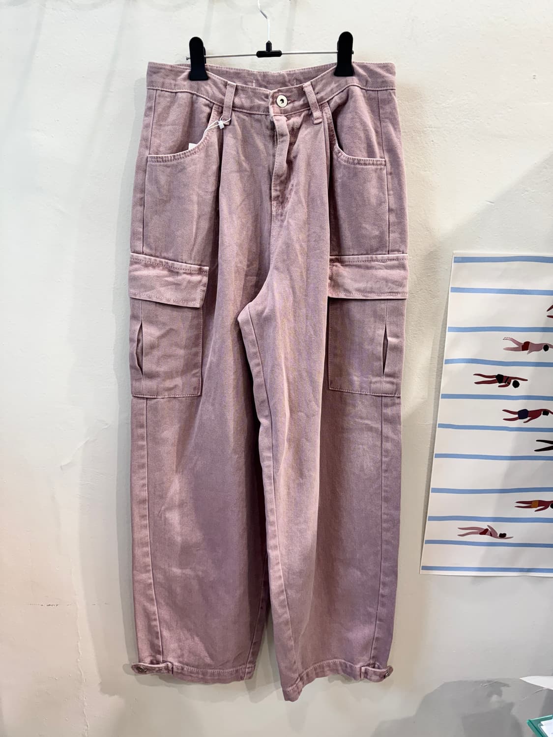 vintage 파스텔 카고 와이드pt 상품이미지1