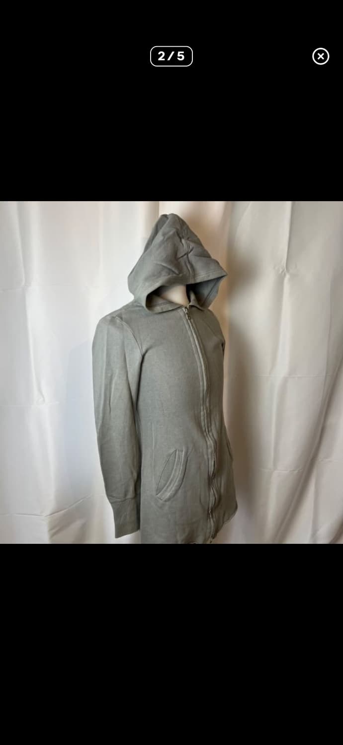 Wjk 그레이 슬림핏 투웨이 후드 집업 상품이미지2