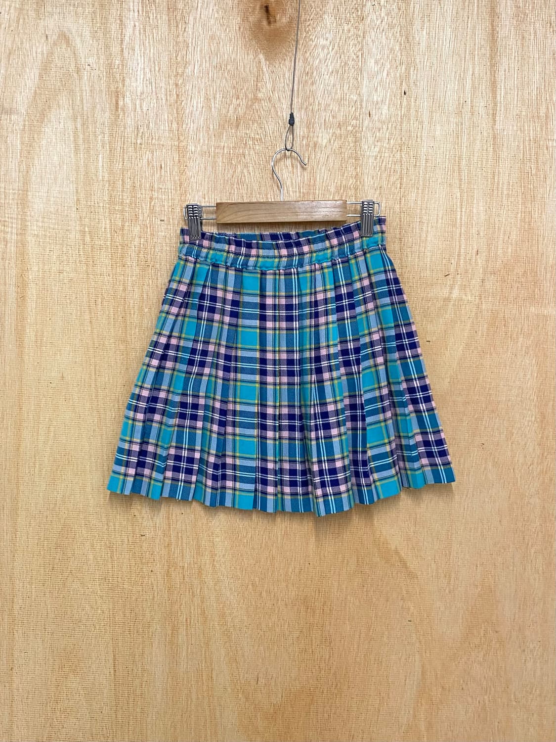 VTG kitch check skirt 일본 빈티지 키치 체크 스커트 상품이미지2