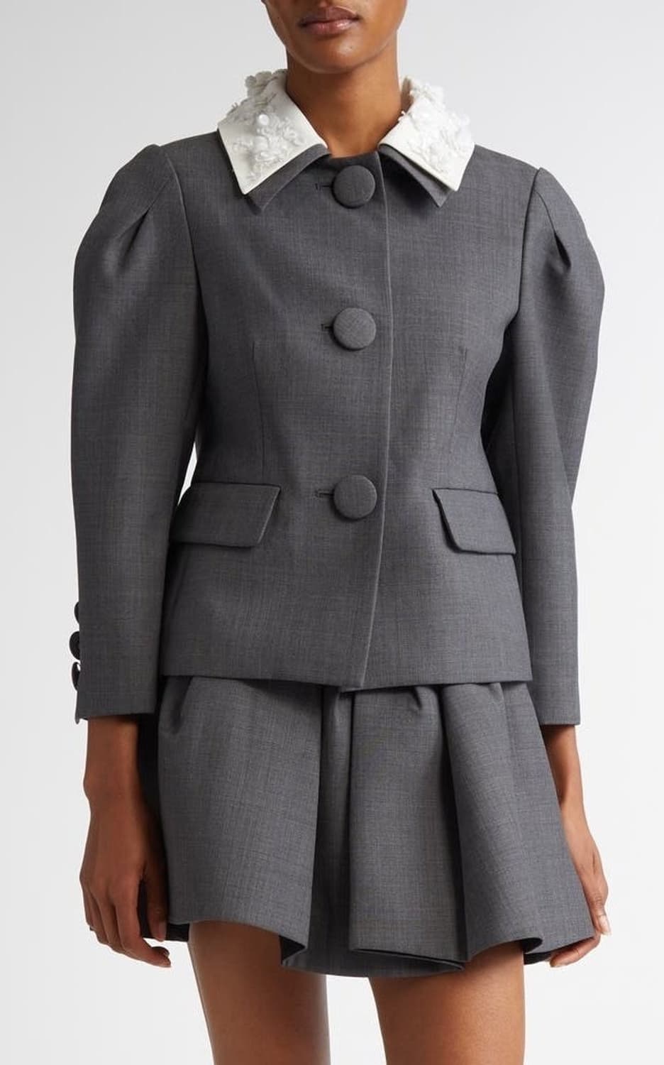 슈슈통 시퀸 카라 재킷 8사이즈 상품이미지2