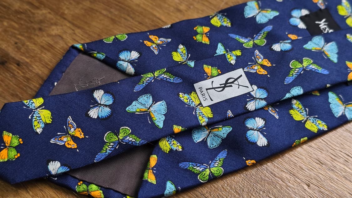 입생로랑 빈티지 넥타이 상품이미지4