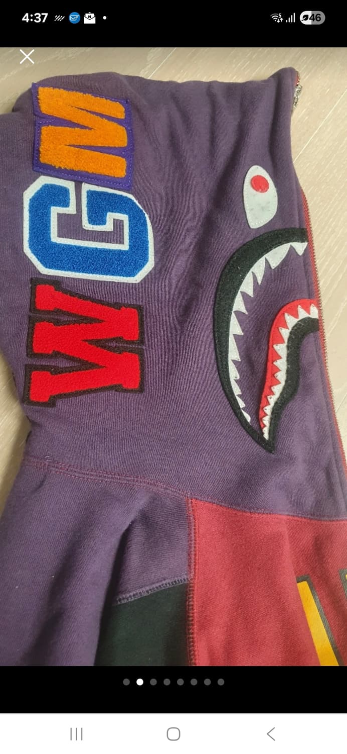 bape xs 155 베이프 도킹 후드집업 상품이미지7