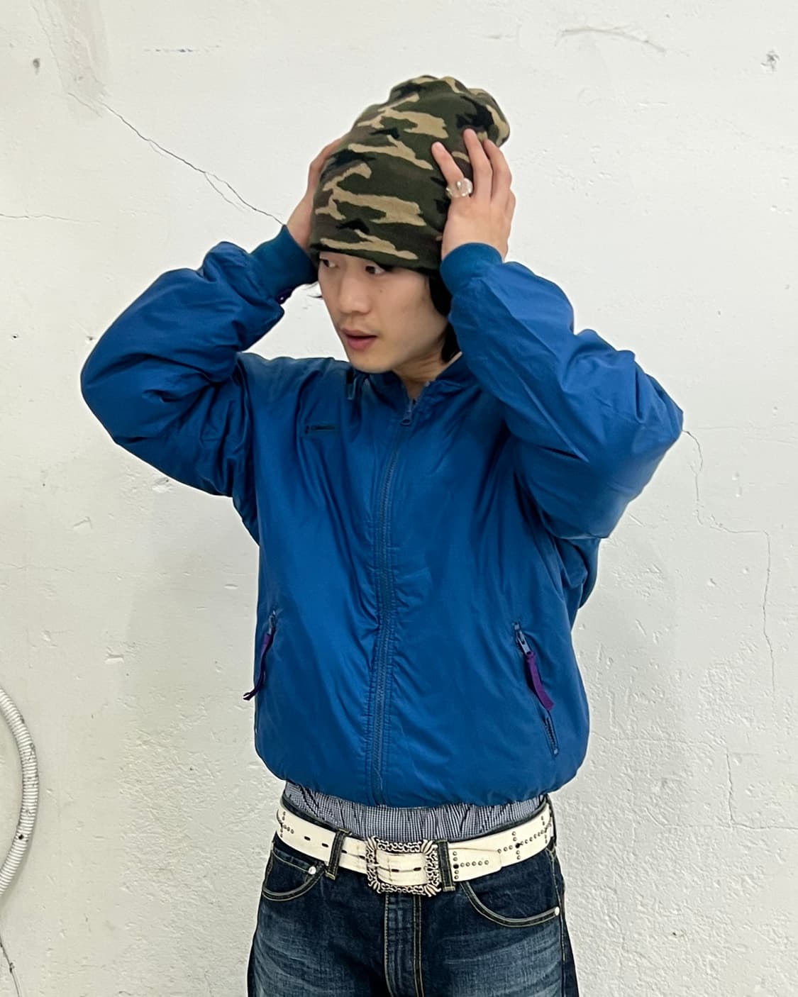 Columbia nylon bomber jacket 상품이미지3