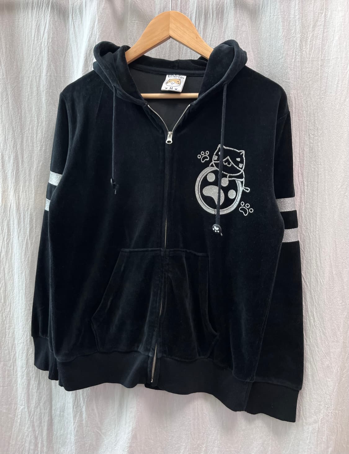 (Rare) 네코부치상 벨벳 후드집업 상품이미지4
