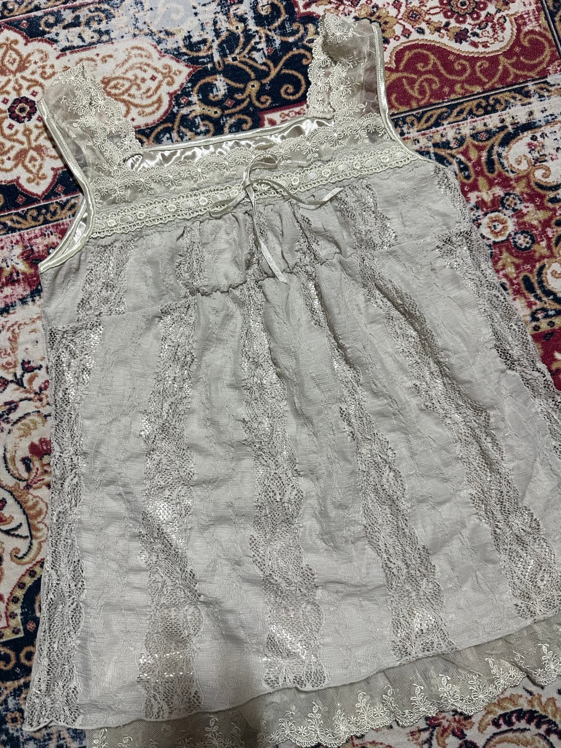 모리 뮤트그레이 녹차라떼 블랙 비즈 나시  상품이미지7