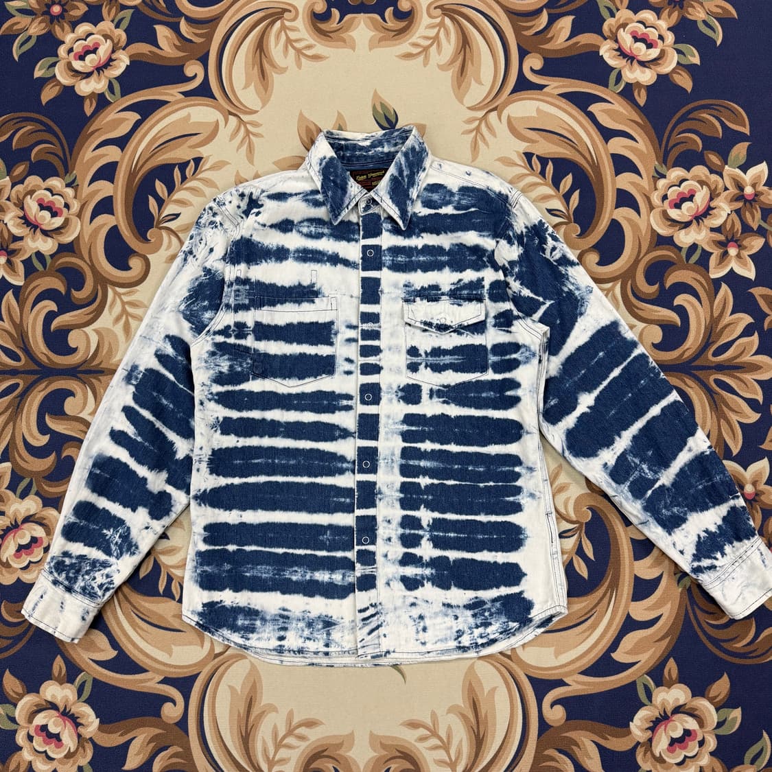 (L)JPN 레드레터 Red letter 타이다이 데님셔츠 상품이미지1