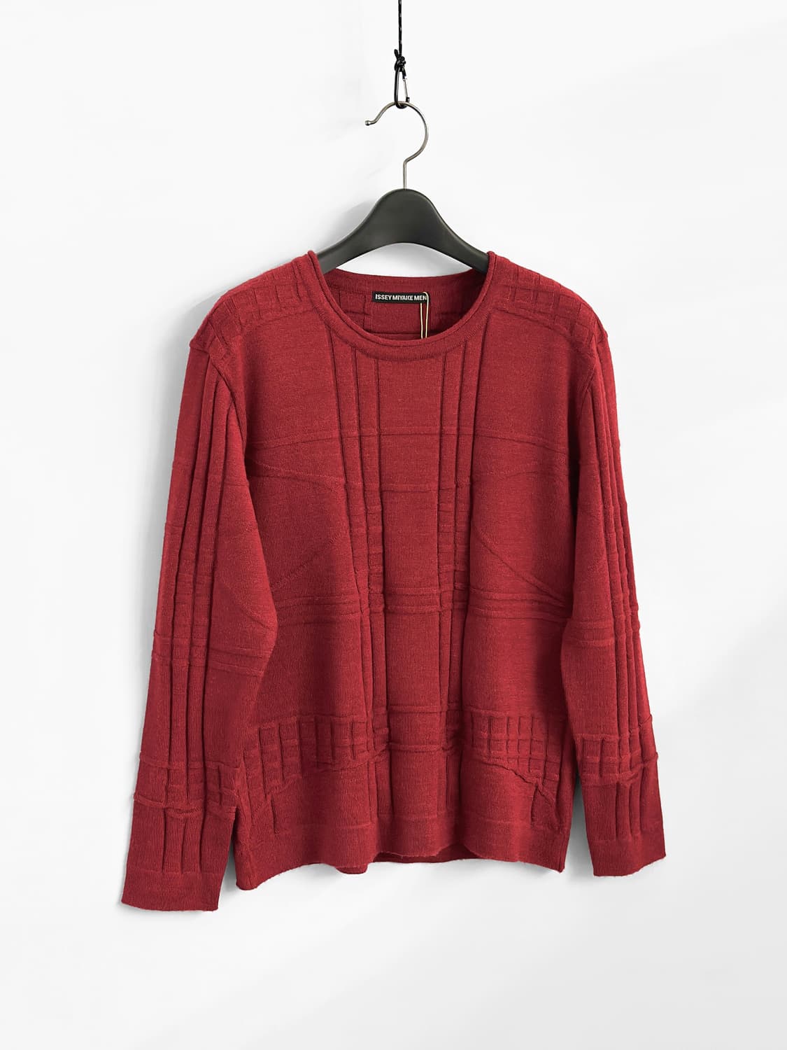 이세이 미야케 맨 텍스쳐 그리드 니트 스웨터 상품이미지3