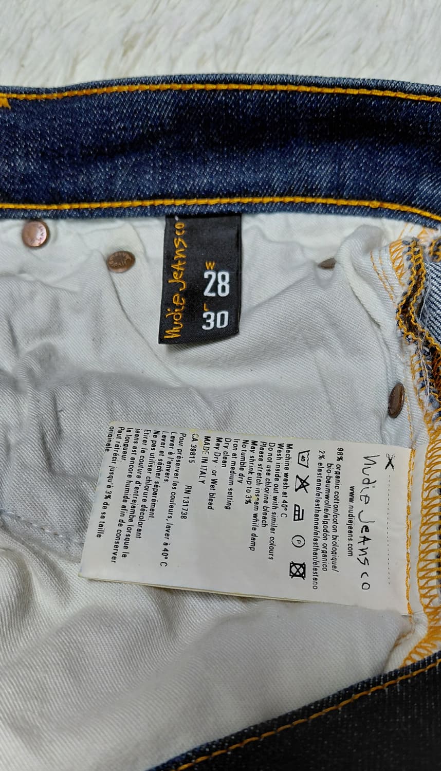 Nudiejeans 누디진 청바지 W28 L30 데님 상품이미지6
