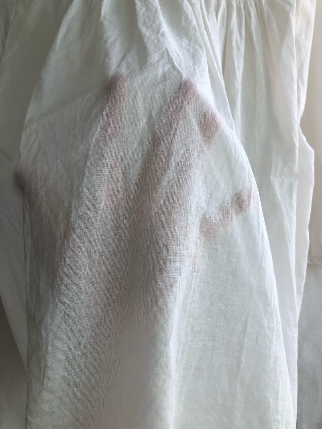 일본 빈티지 콩단추 블라우스 바선생 레이어드 모리룩 상품이미지3