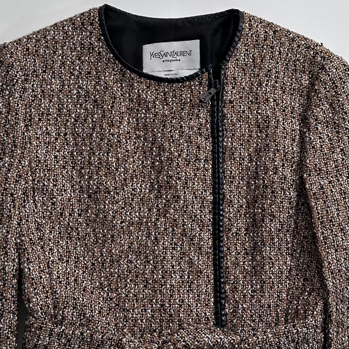 입생로랑 골든 트위드 자켓 상품이미지3