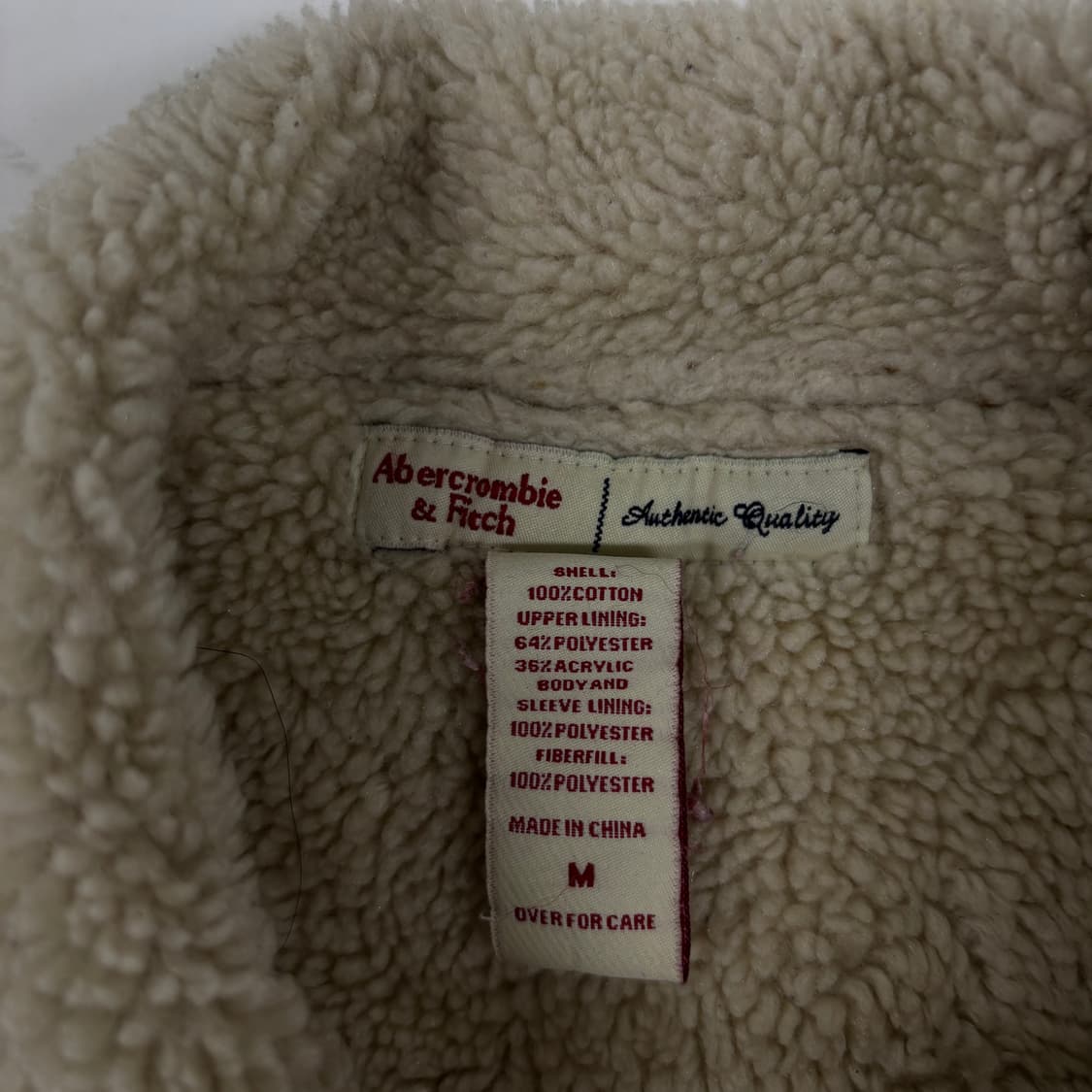 아베크롬비 쉐르파 퍼 자켓 상품이미지7