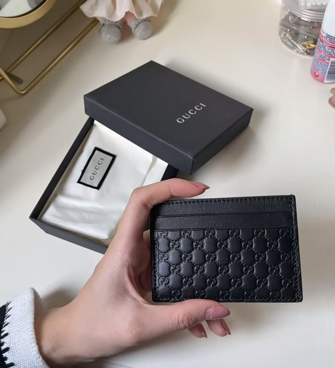 구찌 카드지갑 블랙 상품이미지2