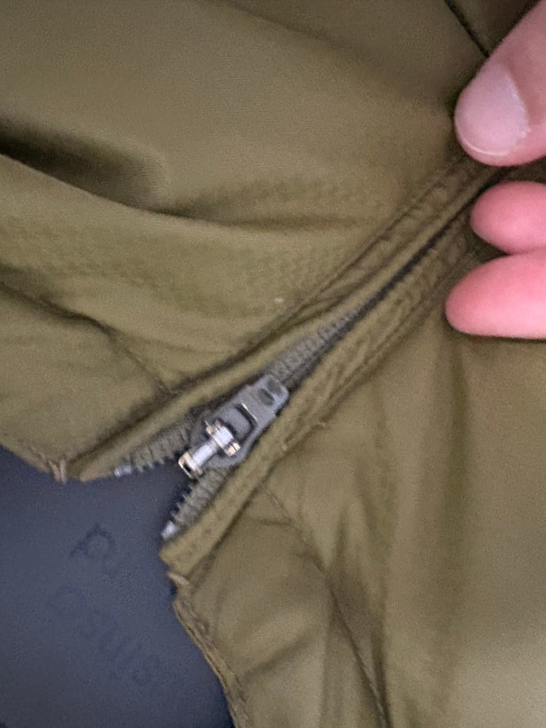 00s 오클리 올리브카키 숏 푸퍼 패딩 XL 상품이미지4