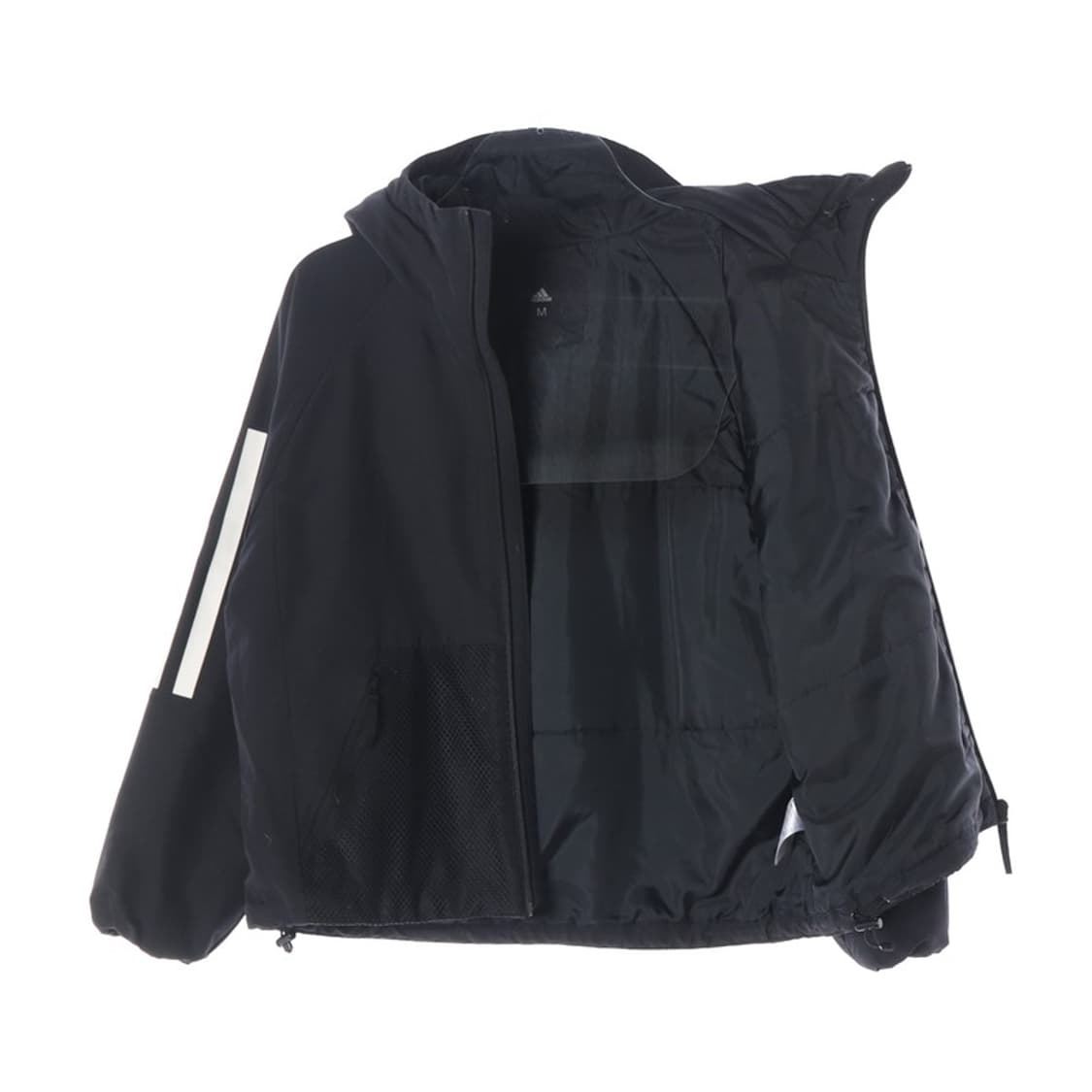 아디다스 여성 3-스트라이프 메쉬 윈드브레이커 M 상품이미지2