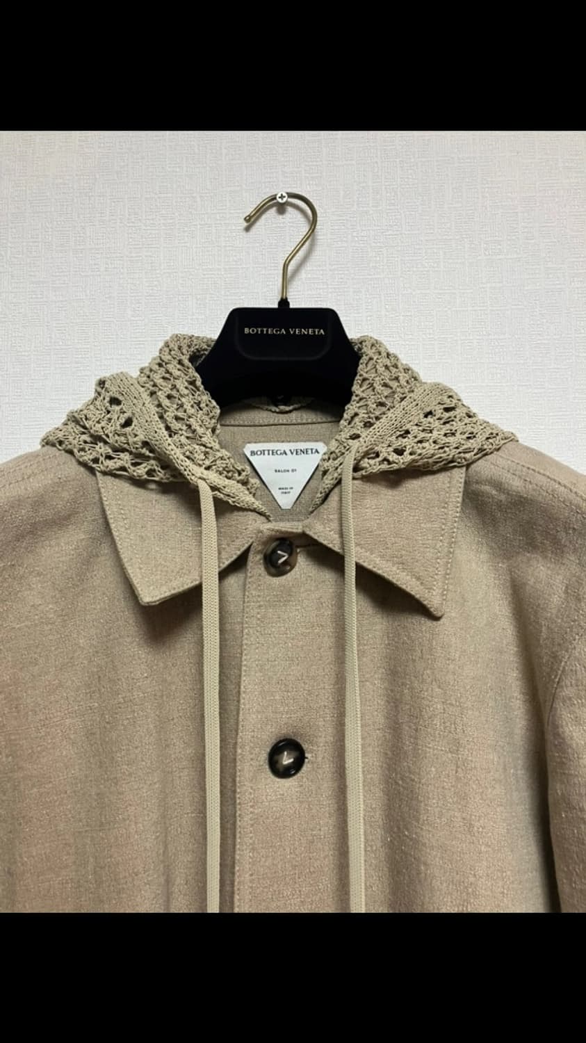 보테가 베네타 Bottega Veneta 베이지 후드 코트 (42사이즈) 상품이미지2