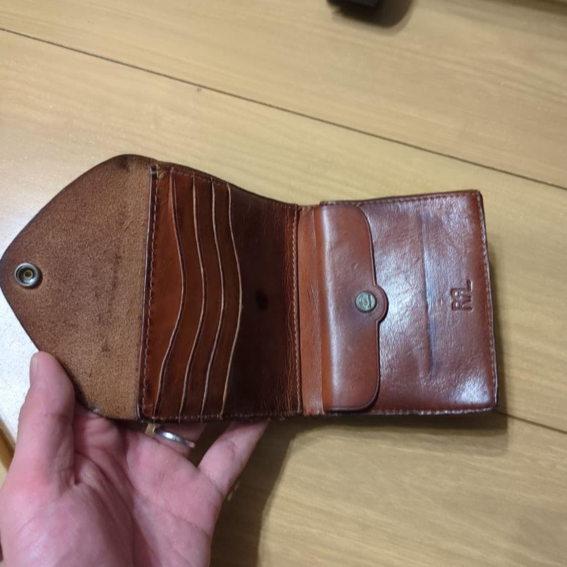 더블알엘 rrl 콘초 가죽 지갑 상품이미지6