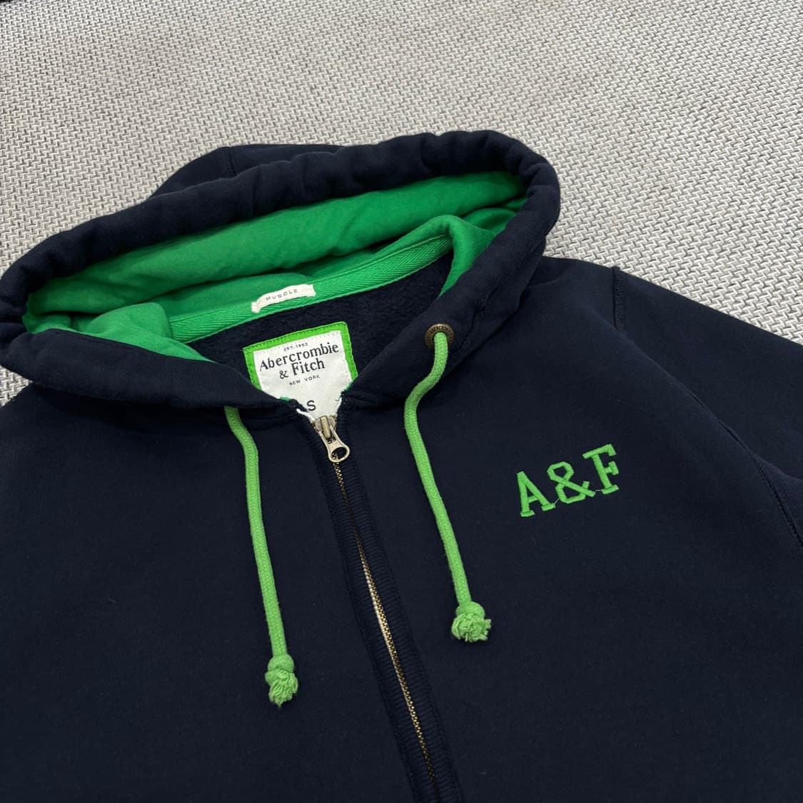 Abercrombie 투웨이 빈티지 후드집업 상품이미지3