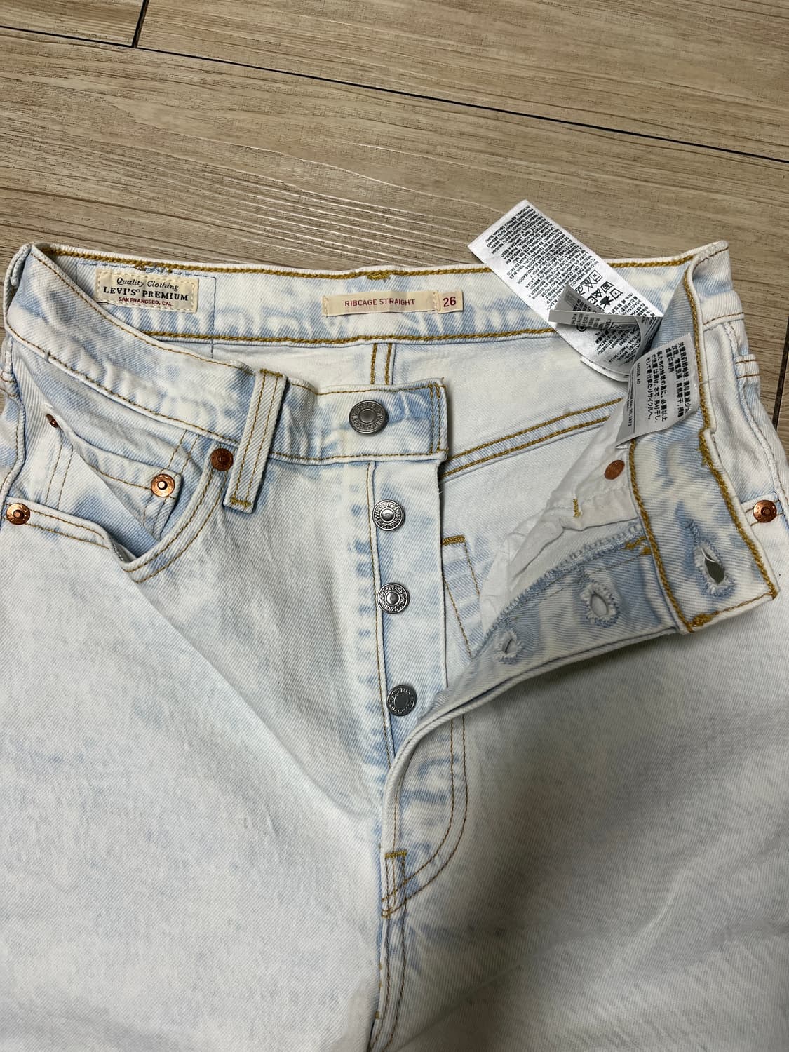 리바이스 501 립케이지 스트레이트 26 상품이미지3