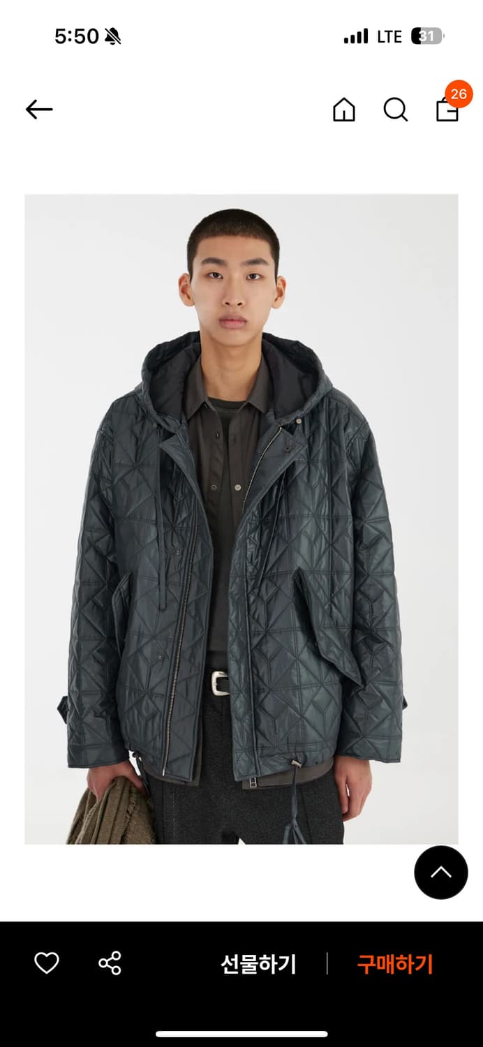 유스 quilted m-51 blouson - charcoal grey 상품이미지1