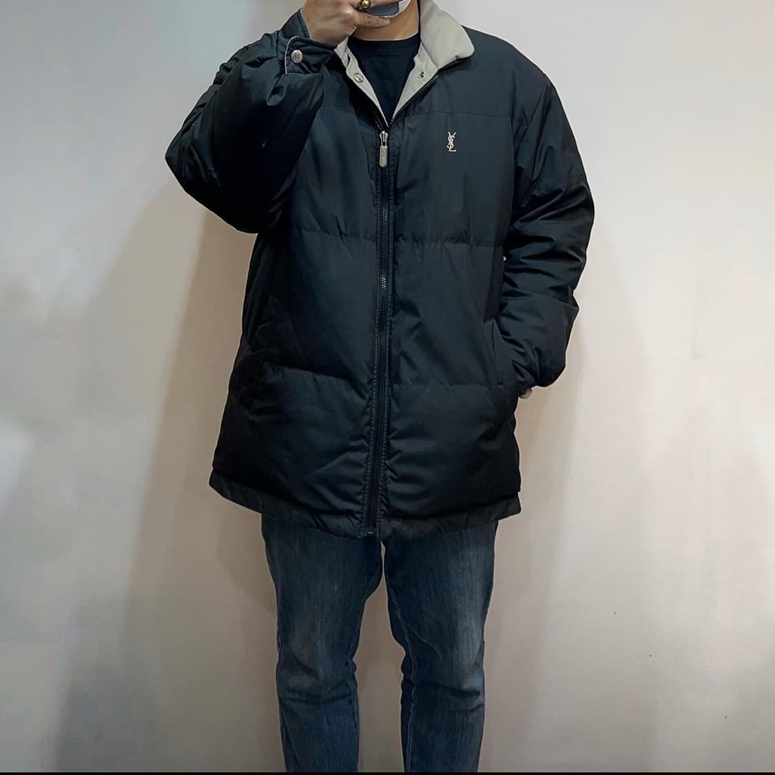 YSL 입생로랑 리버시블 덕다운 패딩 상품이미지3