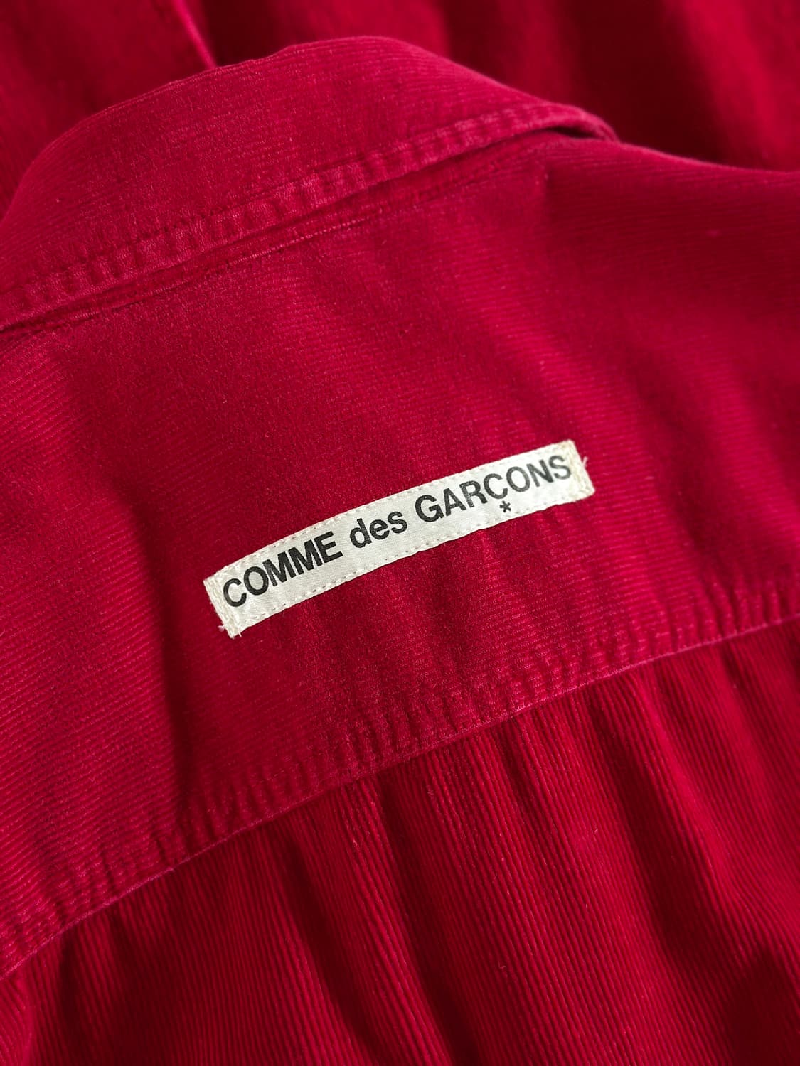 (Rare) 90s 꼼데가르송 Robe de Chambre 코듀로이 셔츠 상품이미지8
