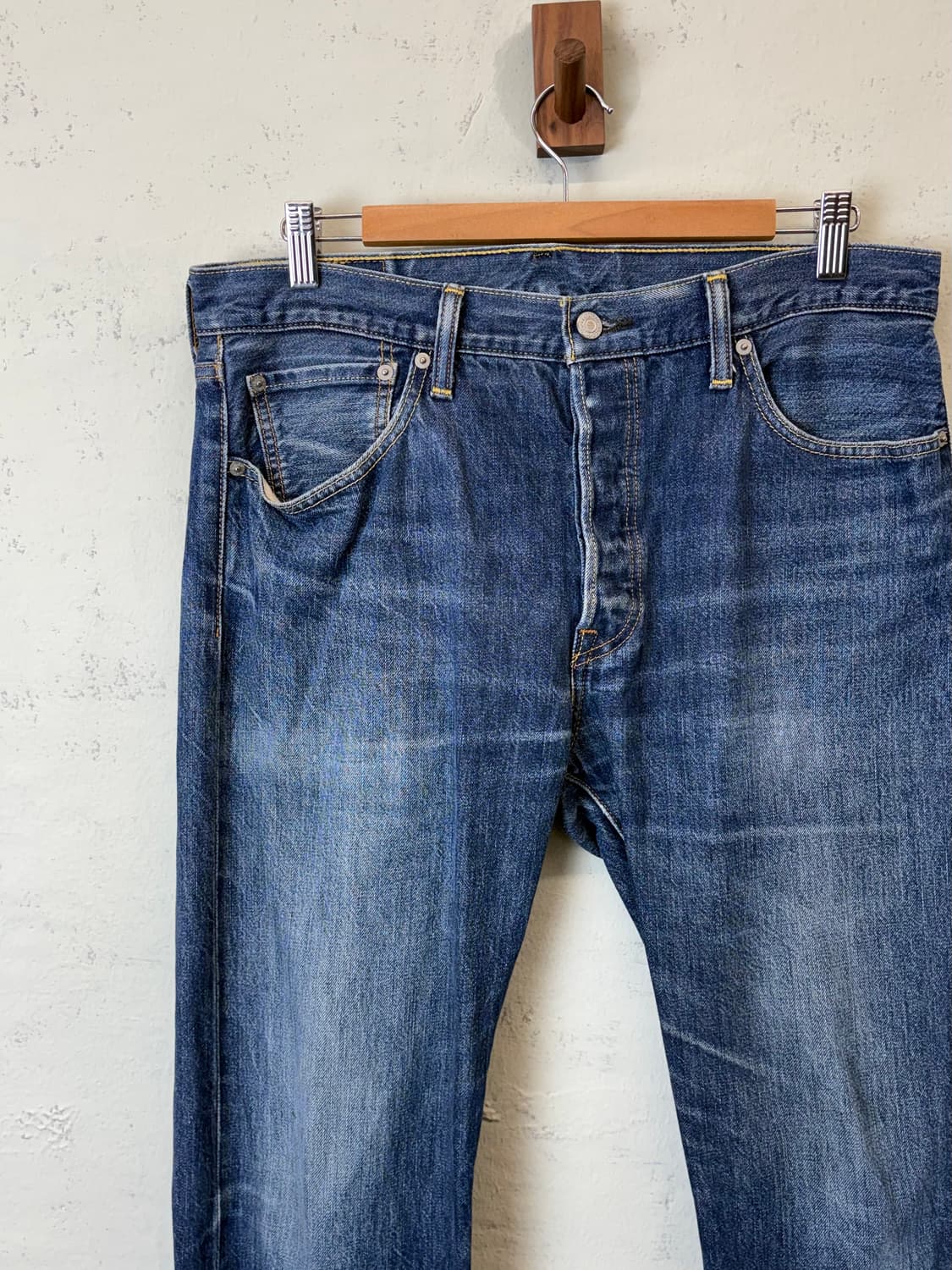 리바이스 빈티지 501 워싱 데님팬츠 상품이미지5