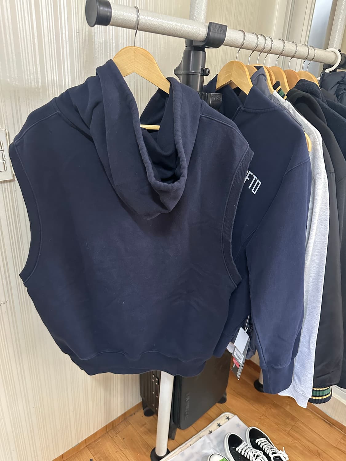 아카이브 볼드 후드베스트 L사이즈 상품이미지2