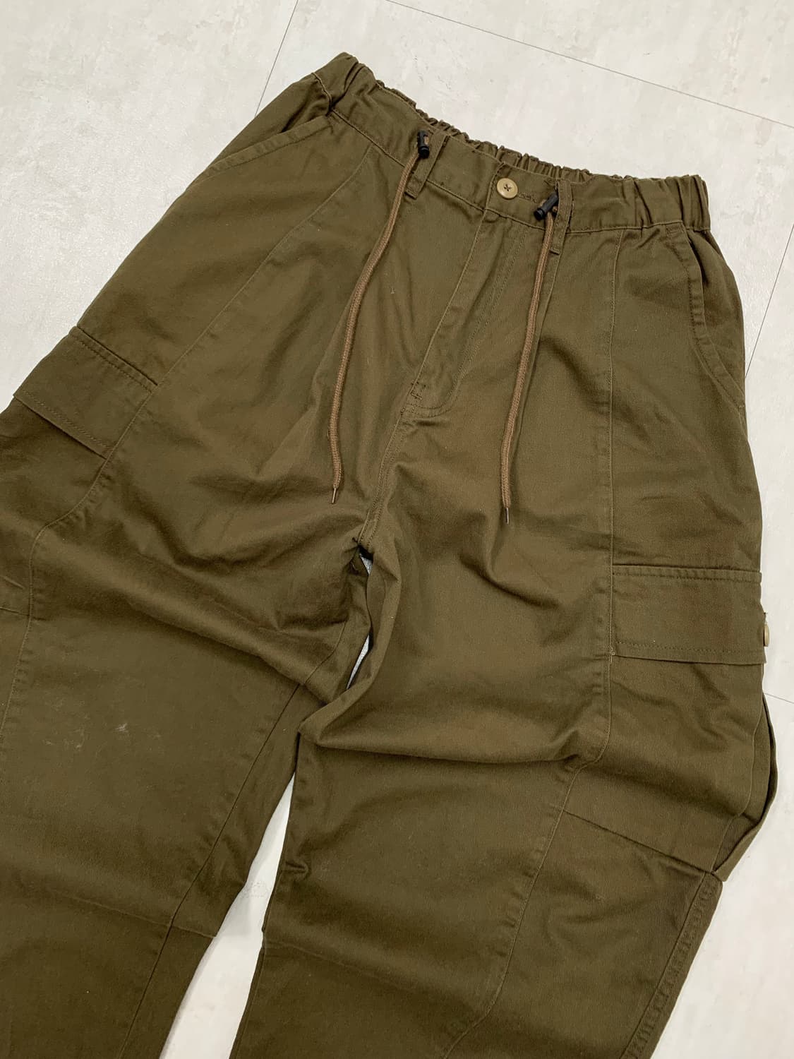 overall 카키브라운 카고벌룬팬츠 #695 상품이미지2