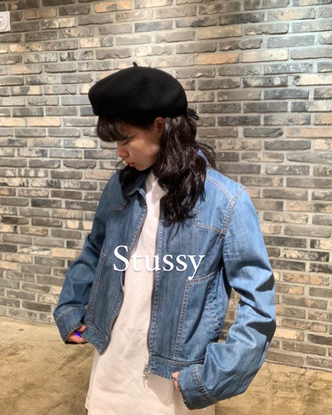 스투시 데님 투톤 재킷 상품이미지1