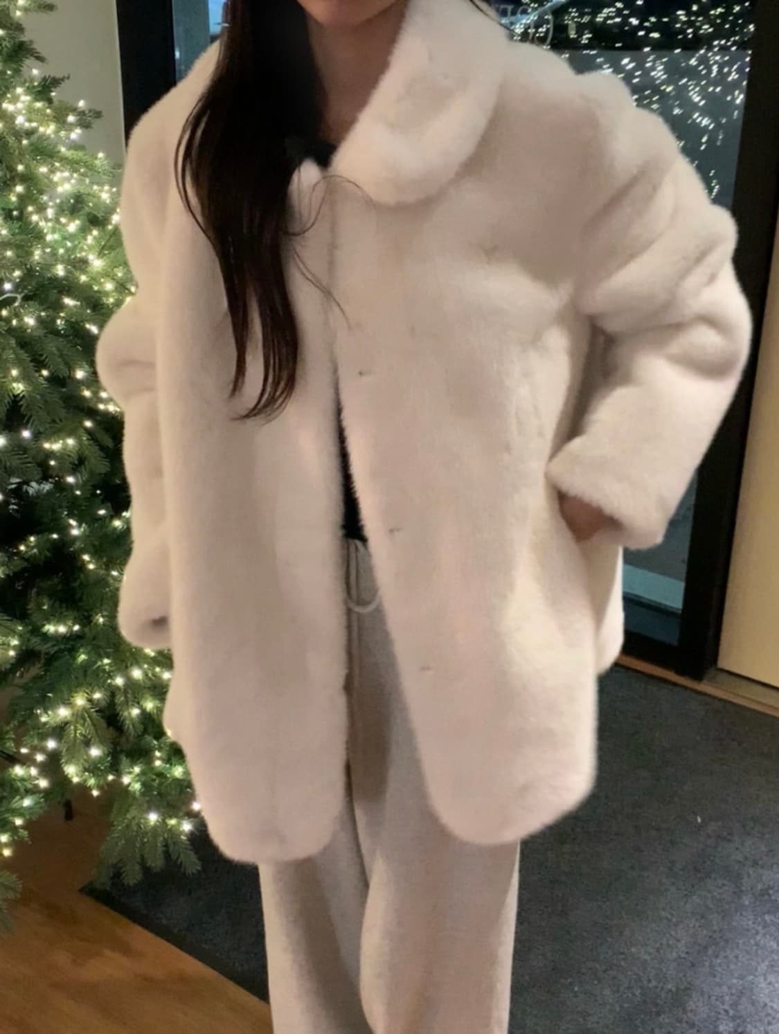 (새상품)멜로 밍크 퍼코트 상품이미지10