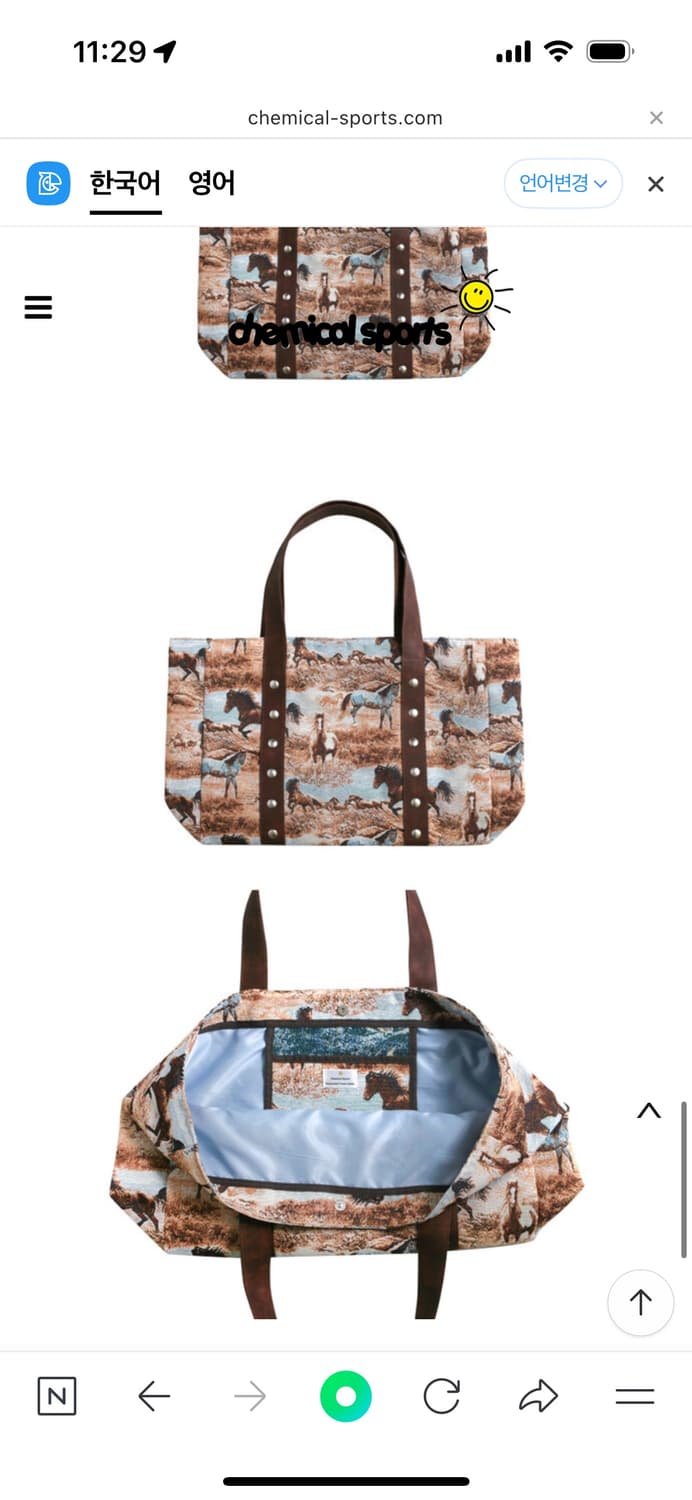 케미컬스포츠 홀스 빅 백 상품이미지2