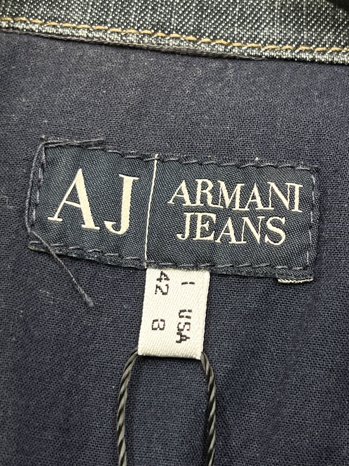 아르마니 진스 프린지 데님 집 자켓 상품이미지6