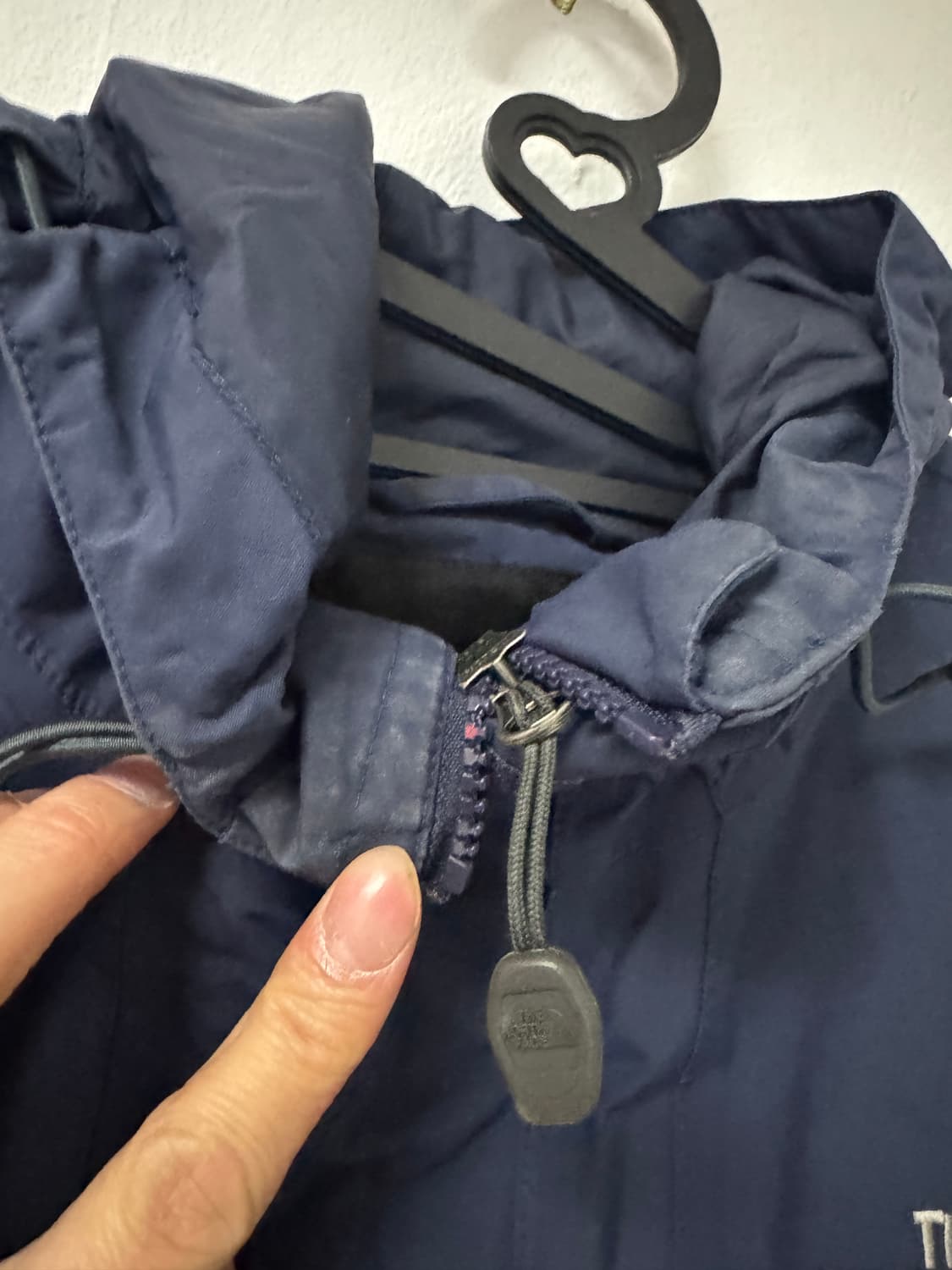 노스페이스 하이벤트 나일론 후드 바람막이 네이비 M 상품이미지5