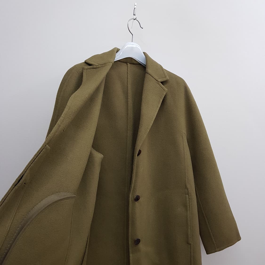 한섬 SYSTEM 시스템 싱글버튼  롱 코트 82 -94-160사이즈 상품이미지5