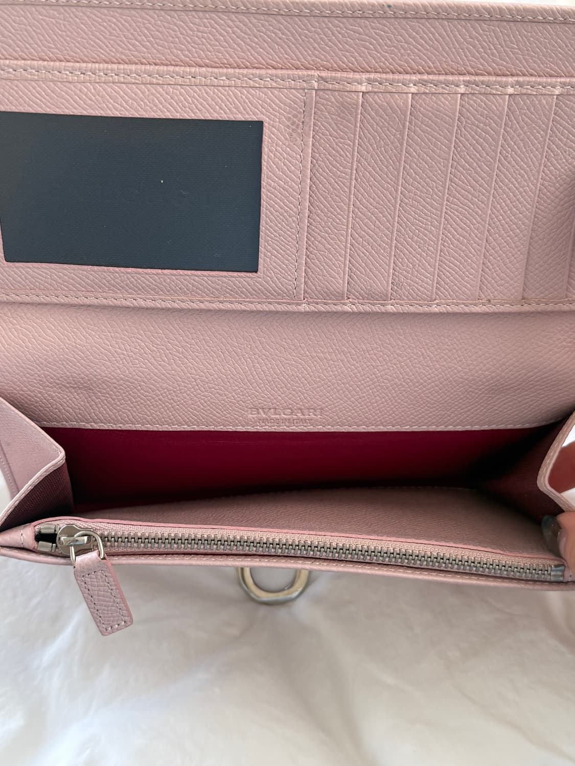 정품. 불가리 B-zero1 비제로 핑크 장지갑 여성 지갑 월렛 여자지갑 상품이미지5
