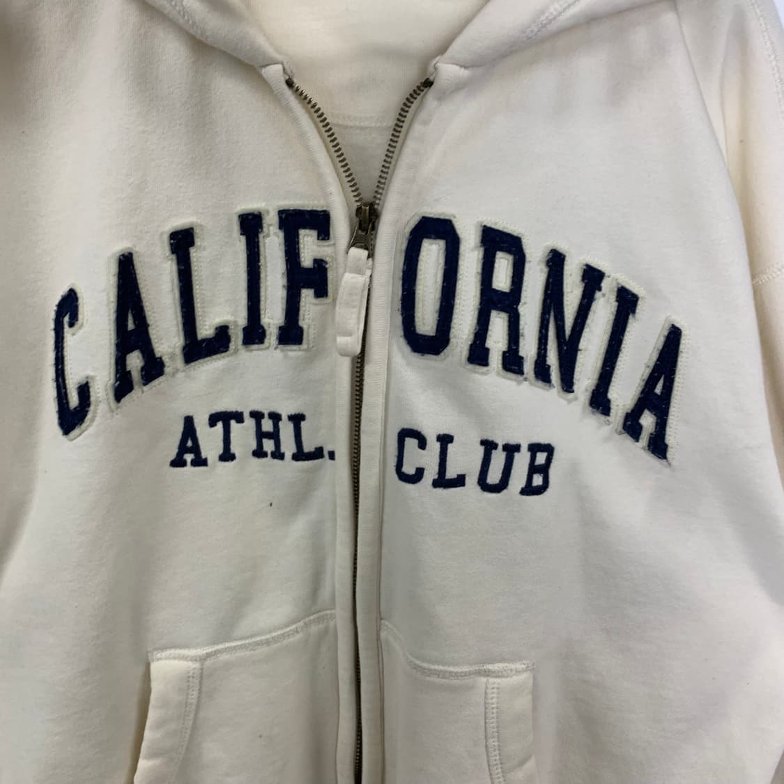 후아유 y2k 와투케 아이보리 후드집업  상품이미지4