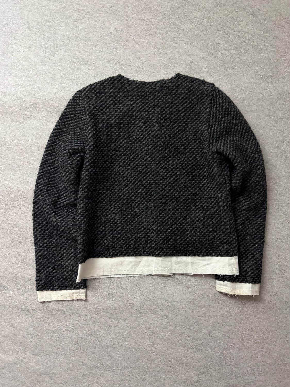 꼼데가르송 레어이드 울 니트 가디건 상품이미지2