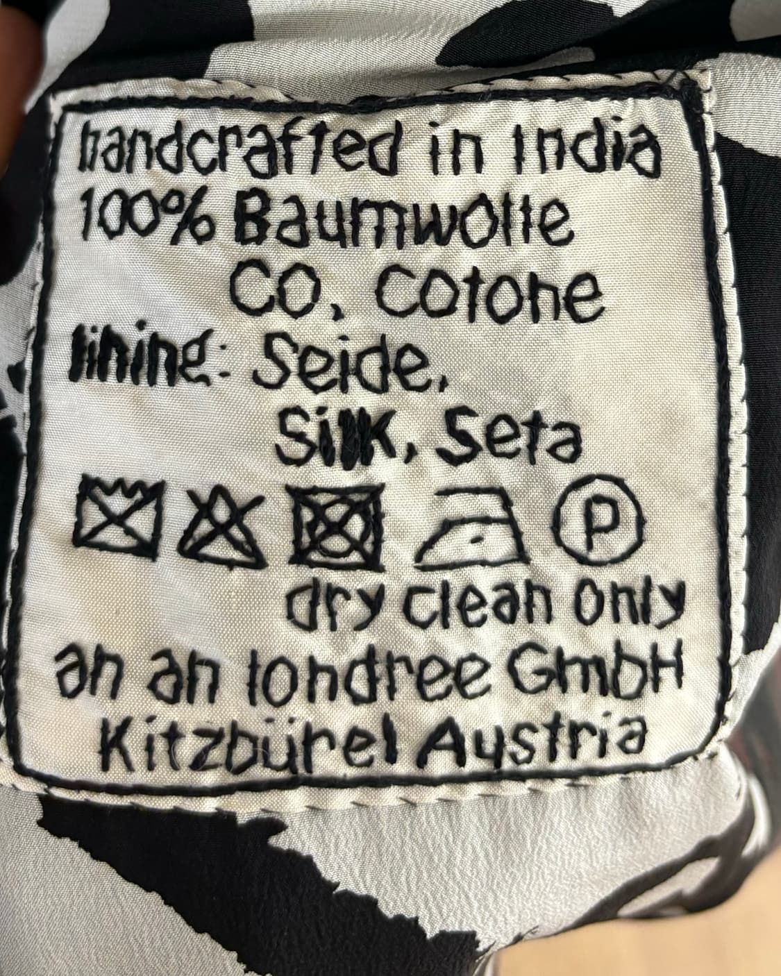 안안 런드리 플로럴 패턴 롱 코트 상품이미지8