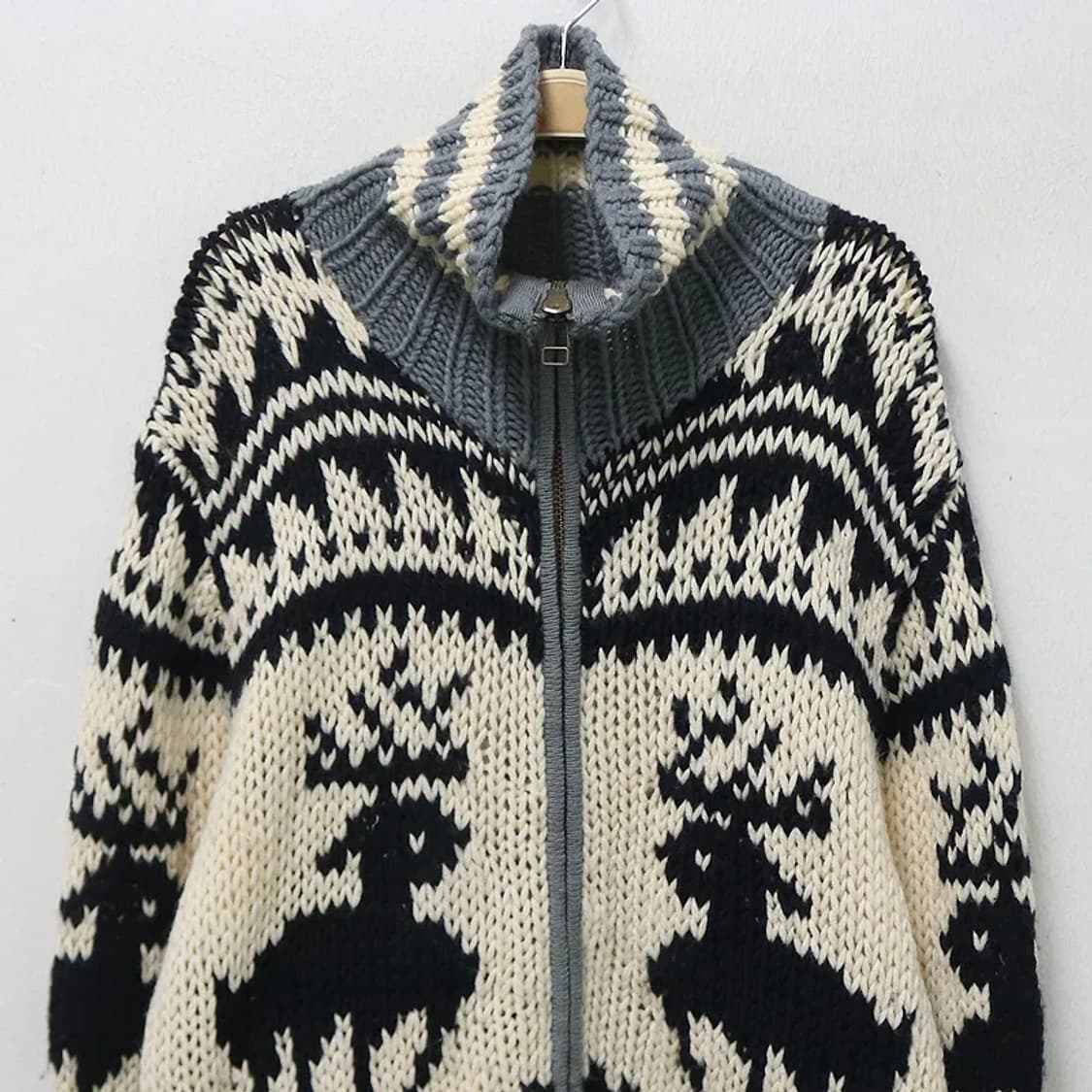 하이넥 코위찬 울 가디건 62467 상품이미지3