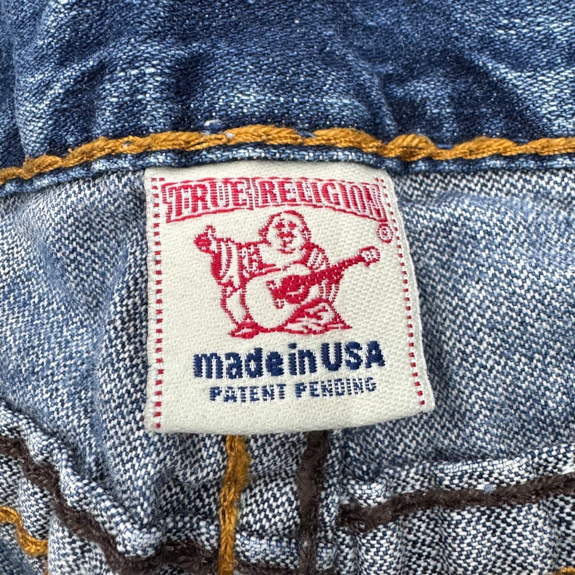 트루릴리전 Y2K 빌리슈퍼티 스티치 와이드 워싱 데님팬츠 상품이미지8