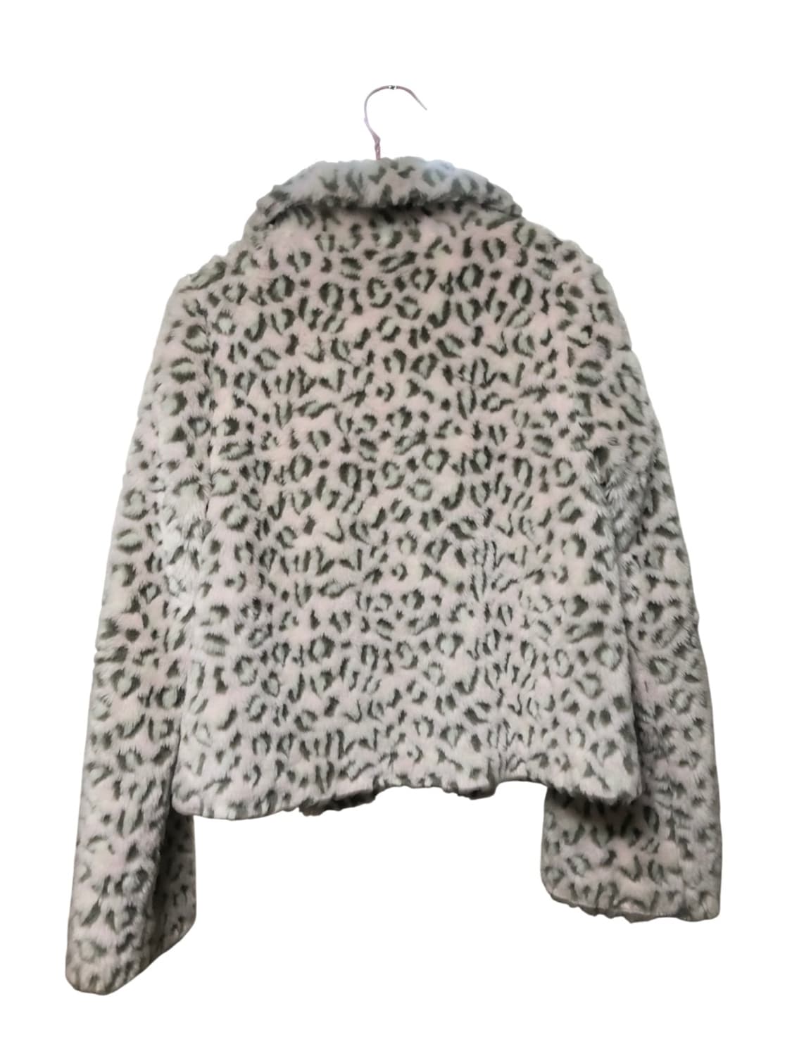 메조피아노 호피 핑크 퍼자켓 레오파드 갸루 양산형 히메 딸기우유 상품이미지2