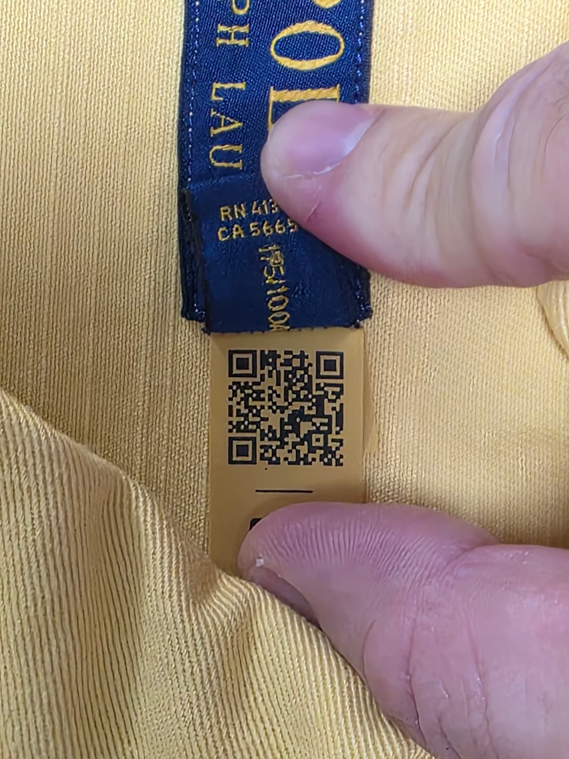 폴로 랄프로렌 옐로우 블루종 XL 실사 100L 베이포트 바라쿠다 바이스 상품이미지4