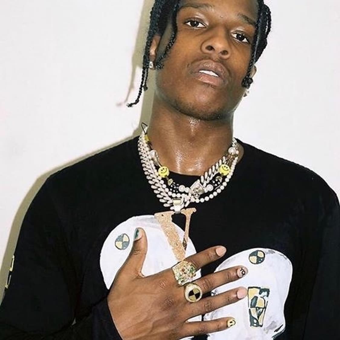 [OS] 살루트 이베몹 스마일 목걸이 asap rocky 상품이미지2