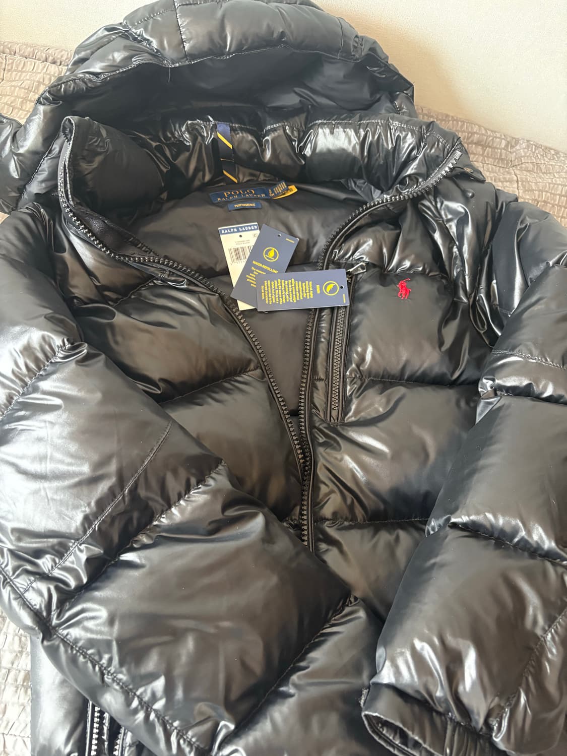 폴로 유광 패딩 s 상품이미지2